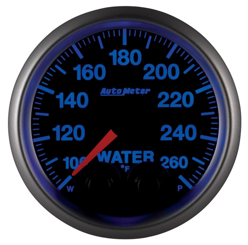 Autometer Elite Nascar 2-1/16in 100-260 Deg. F Water Temp. w/ Peak and Warn Gauge w/ Pro-Control - 5654-05702