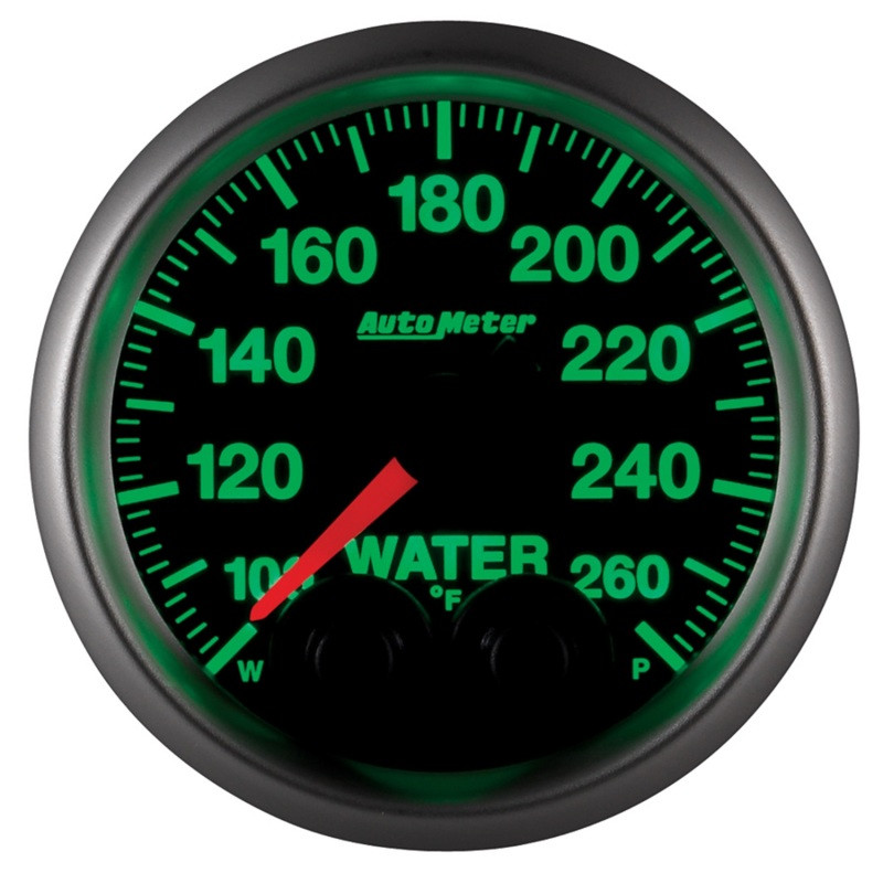 Autometer Elite Nascar 2-1/16in 100-260 Deg. F Water Temp. w/ Peak and Warn Gauge w/ Pro-Control - 5654-05702