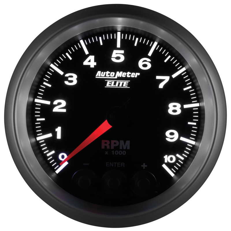 Autometer Street Progressive Shift Light 85.7mm Tachometer 0-10,000 RPM - 5697