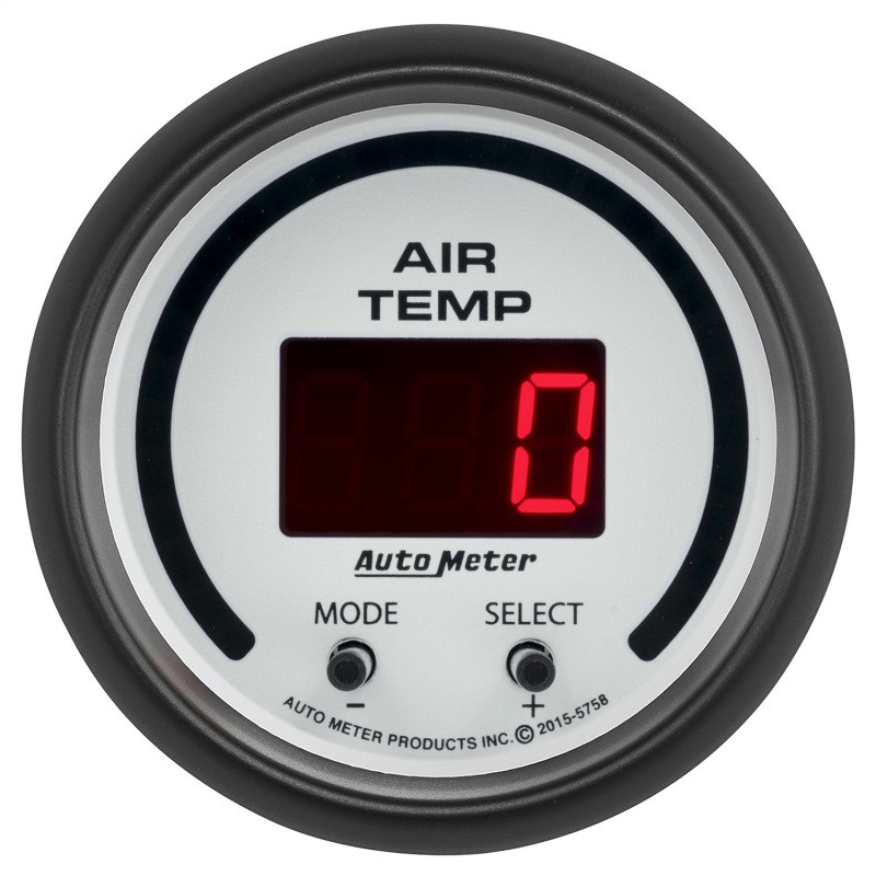 Autometer Phantom 2-1/16in 0-300 Degree F Digital Dual Air Temp Gauge - 5758
