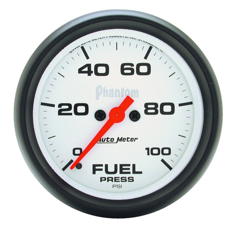Autometer Phantom 2-5/8in 0-100 PSI Fuel Pressure Gauge - 5863