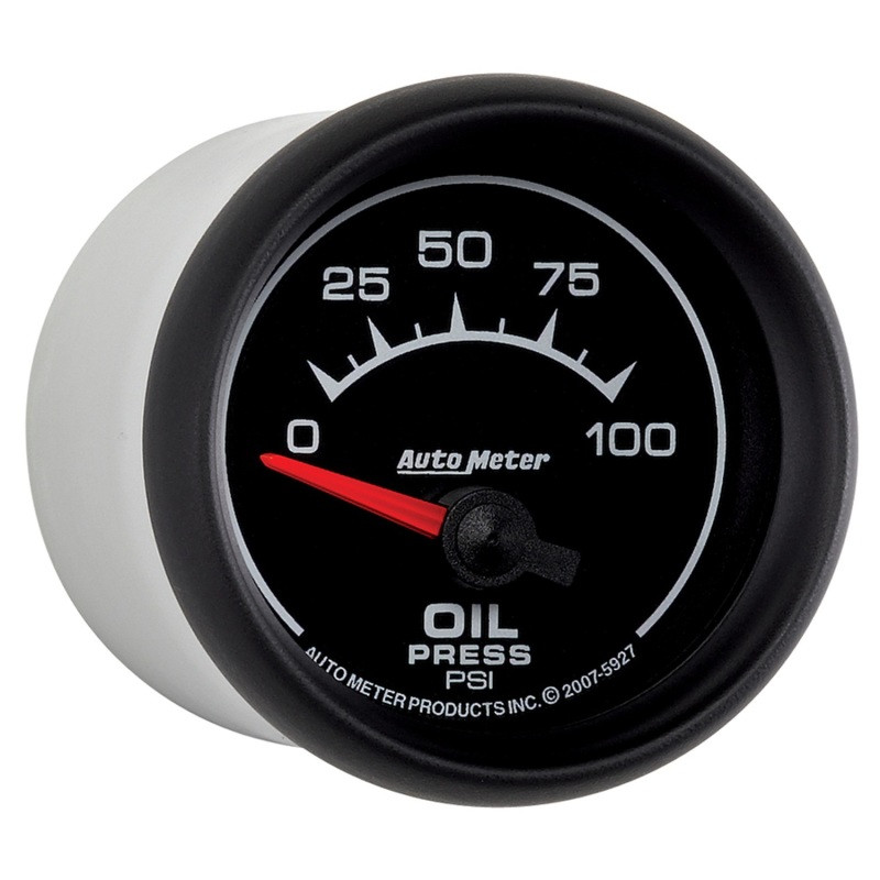 Autometer ES 52mm 100 PSI Short Sweep Electric Oil Pressure Gauge - 5927