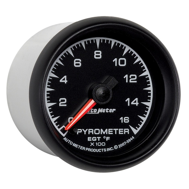 Autometer ES 52.4mm Pyrometer 0-1600 Degree F FSE Gauge - 5944