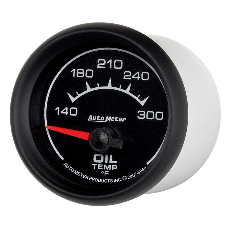 AutoMeter Gauge Oil Temp 2-1/16in. 140-300 Deg. F Electric Es - 5948