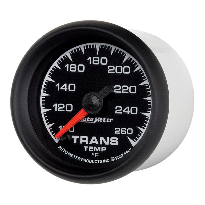 Autometer ES 52.4mm Full Sweep Electronic 100-260 Degree F Transmission Temprature Gauge - 5957