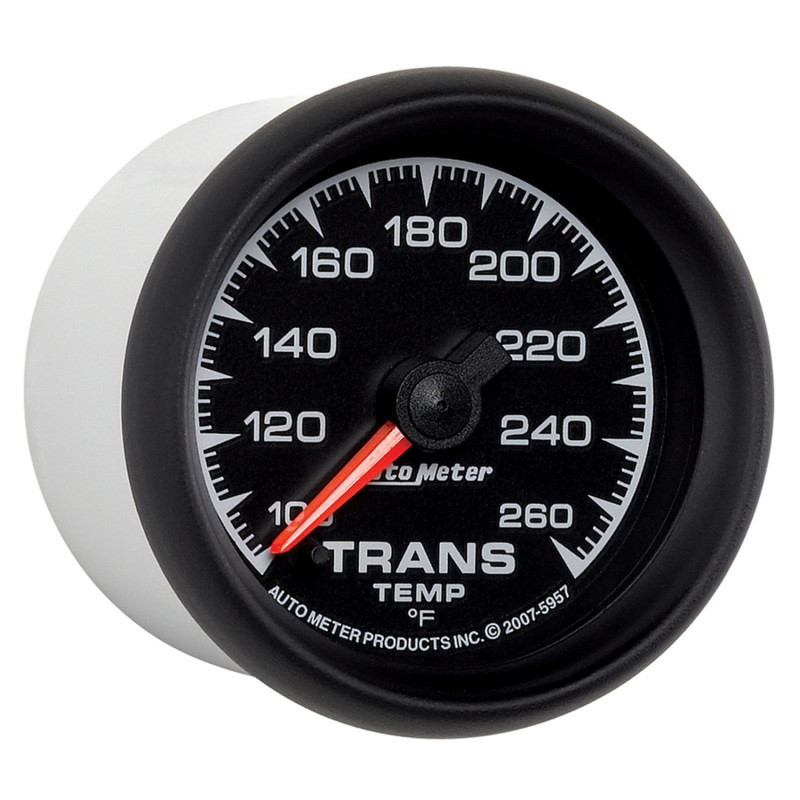 Autometer ES 52.4mm Full Sweep Electronic 100-260 Degree F Transmission Temprature Gauge - 5957