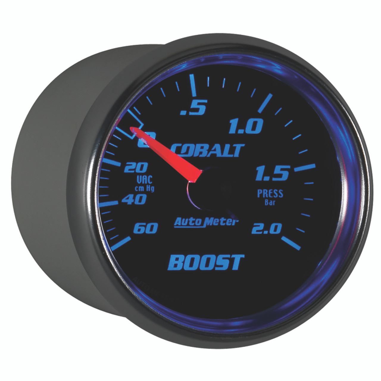 Autometer Cobalt 52mm 2 BAR Mechanical Boost Gauge - 6103-M