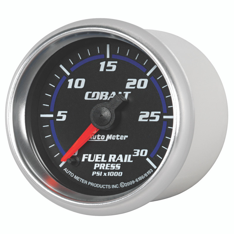 Autometer Cobalt 52mm 0-30,000 PSI F/S Electronic Diesel Fuel Rail Pressure Gauge (Cummins 5.9L) - 6186