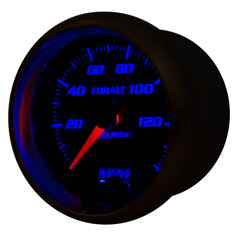 Autometer Cobalt 3-3/8in 0-140MPH In-Dash Electronic GPS Programmable Speedometer - 6280