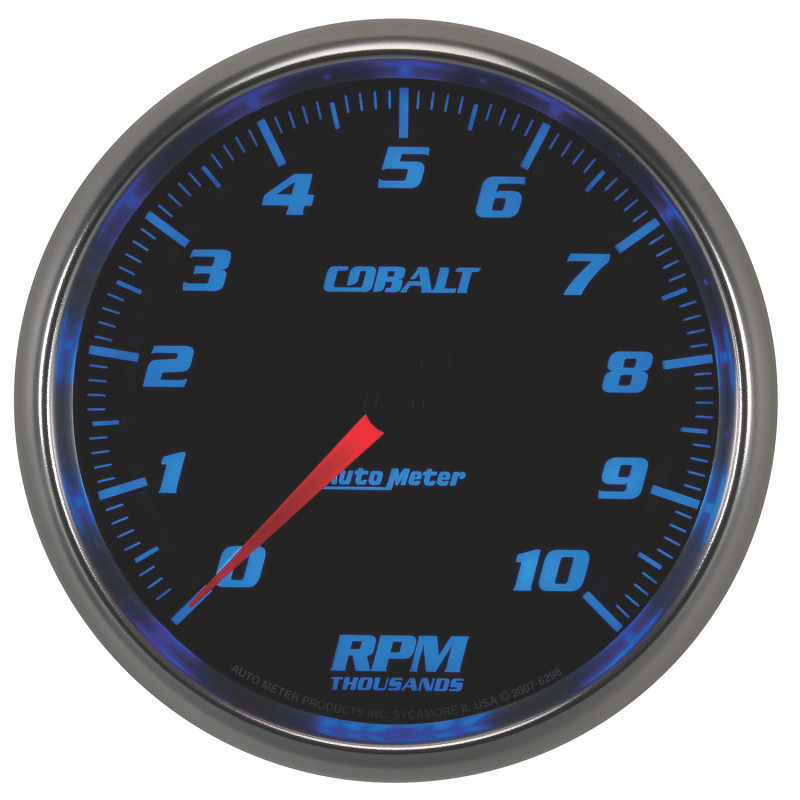 Autometer Cobalt 5in 10,000RPM In-Dash Tachometer - 6298