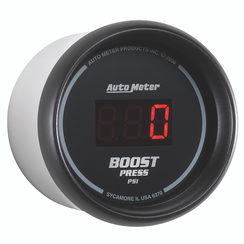 Autometer SportComp 52mm Digital 0-60 PSI Boost Gauge - 6370