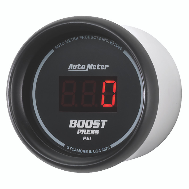 Autometer SportComp 52mm Digital 0-60 PSI Boost Gauge - 6370