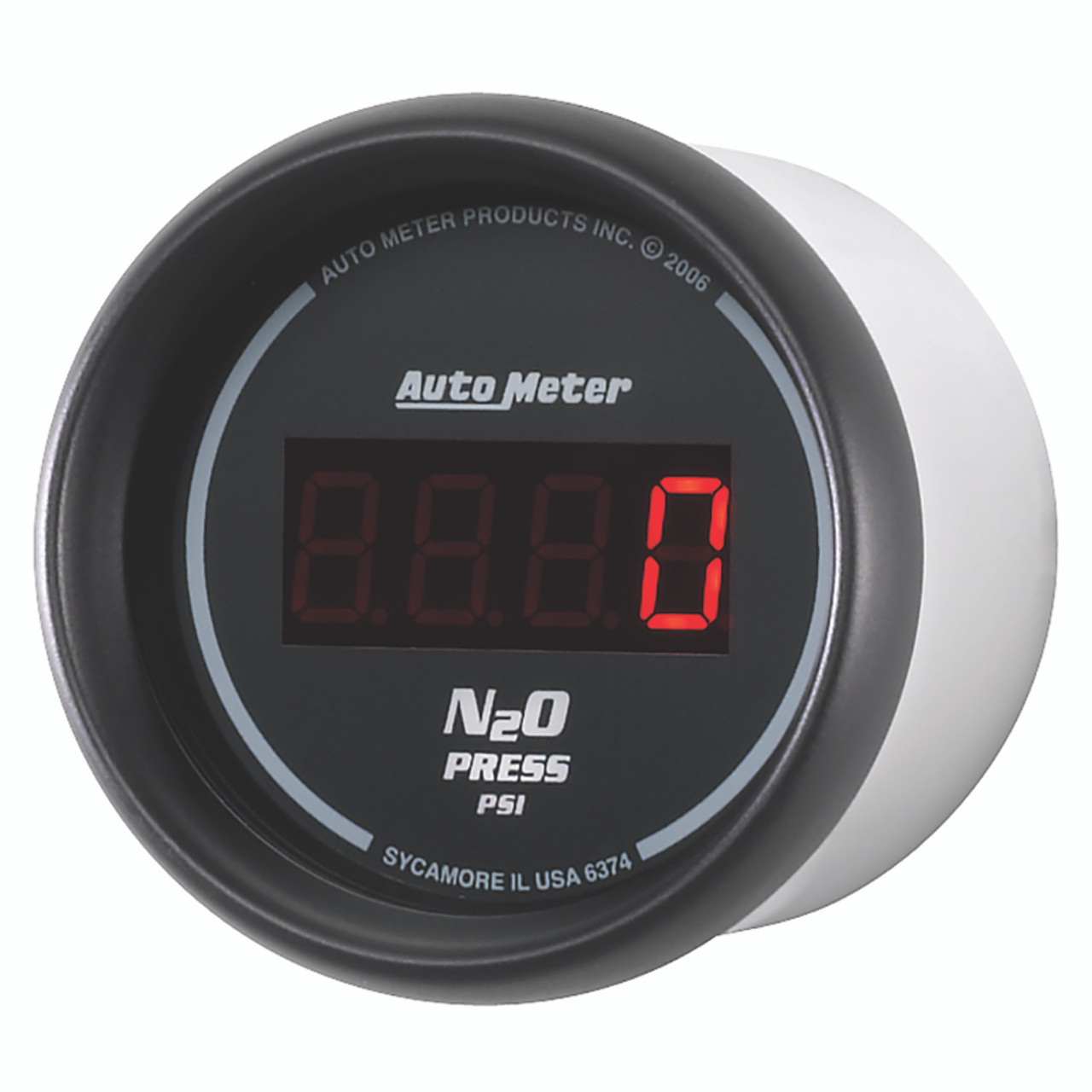 Autometer Z Series 52mm Digital 0-1600 PSI Nitrous Pressure Gauge - 6374