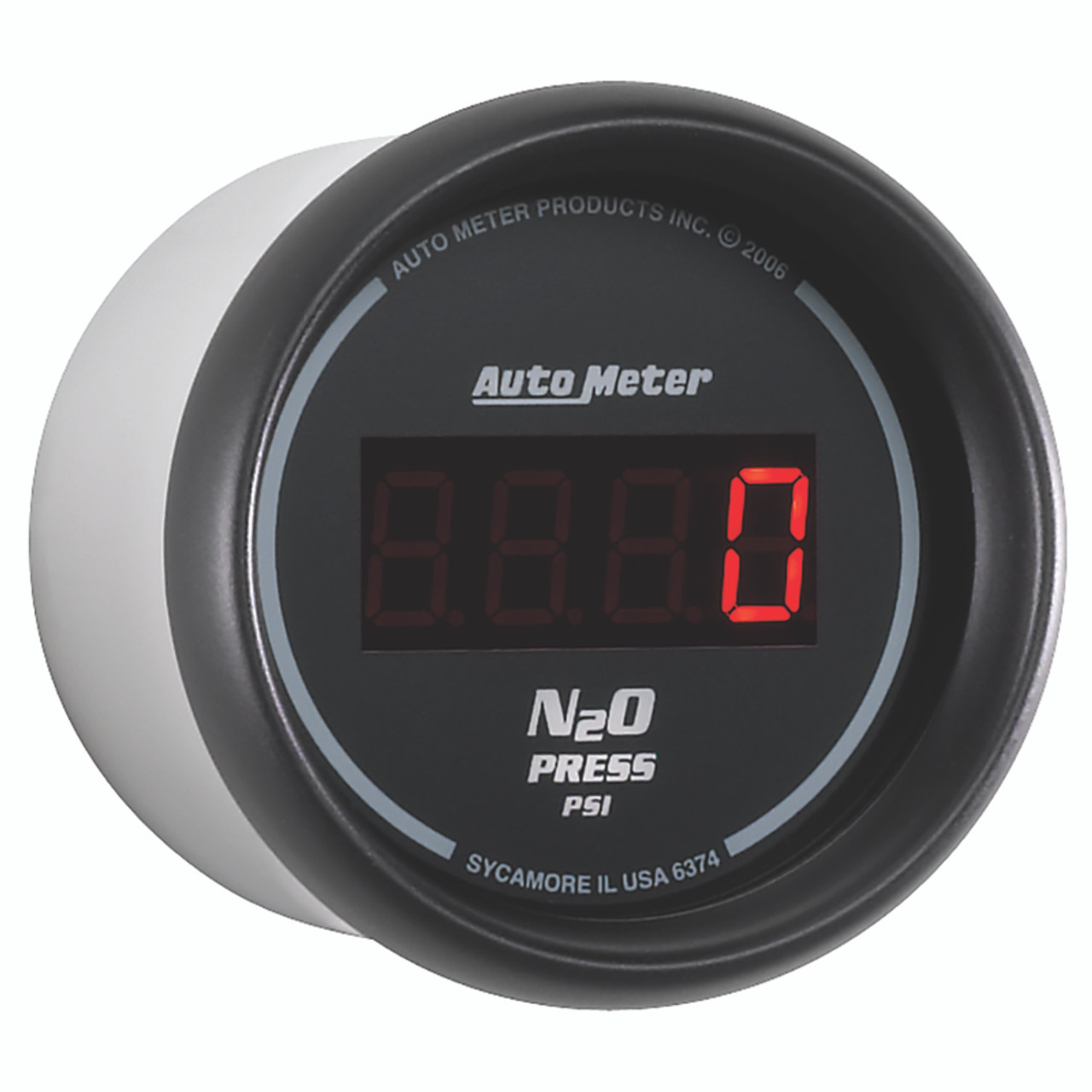 Autometer Z Series 52mm Digital 0-1600 PSI Nitrous Pressure Gauge - 6374