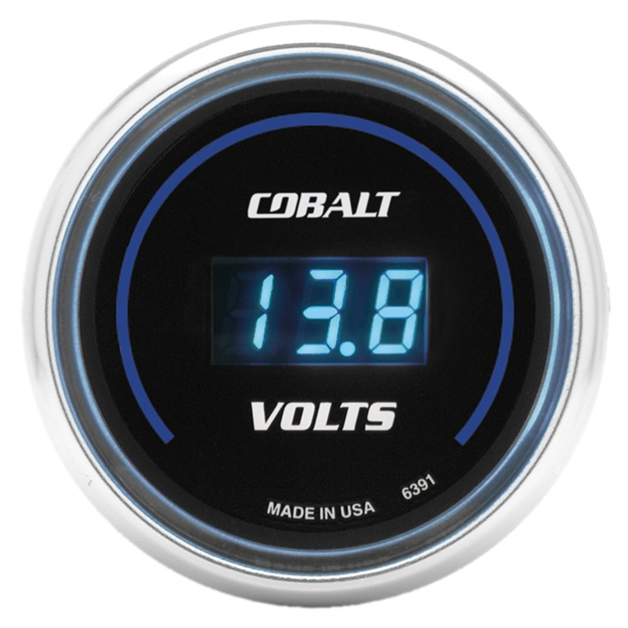 Autometer Cobalt 52mm Digital Voltmeter 8-19 Volts Gauge - 6391