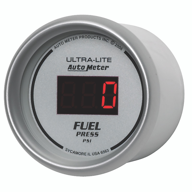 Autometer Ultra-Lite 52MM 5-100 PSI Digital Fuel Pressure Gauge - 6563
