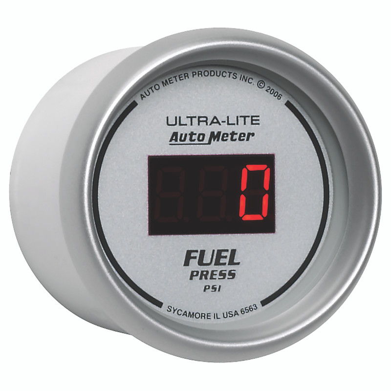 Autometer Ultra-Lite 52MM 5-100 PSI Digital Fuel Pressure Gauge - 6563