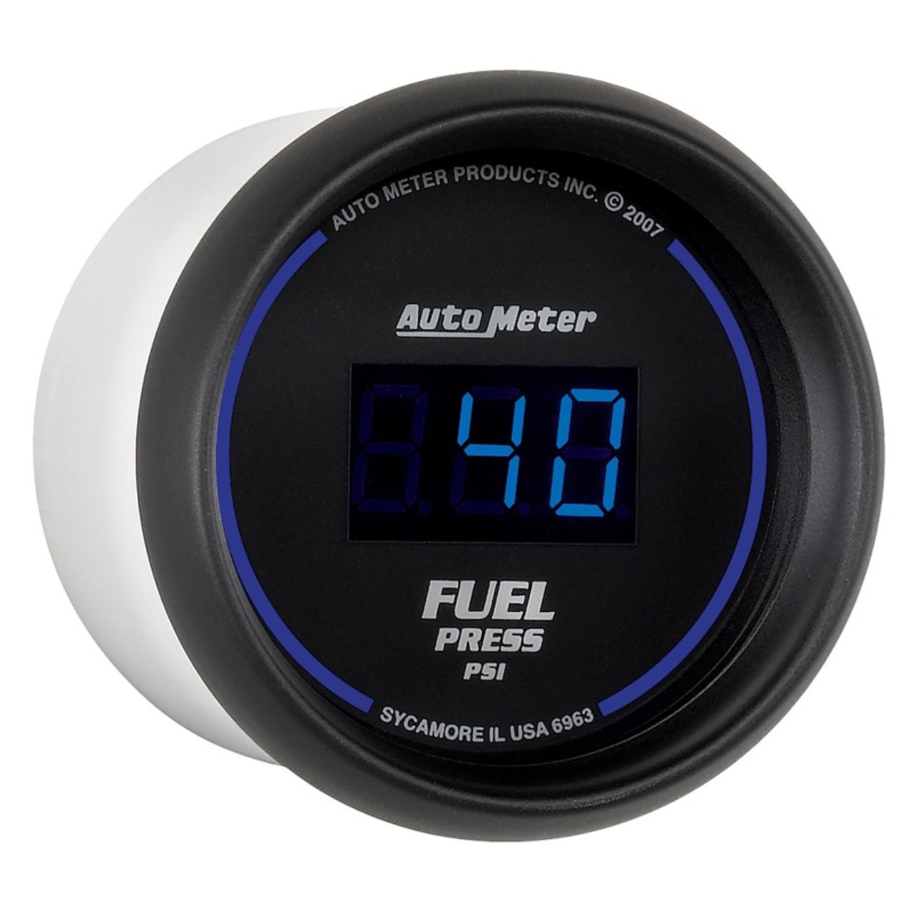 Autometer 52.4mm 1-100 PSI Black Digital Fuel Pressure Gauge - 6963
