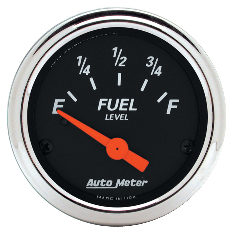 Autometer Designer Black 1969 Camaro Dash Kit 6pc Tach / MPH / Fuel / Oil / WTMP / Volt - 7021-DB