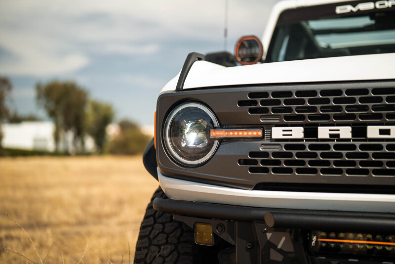 DV8 Offroad 2021-2025 Ford Bronco Black Headlights - HLCBR-01 Photo - out of package