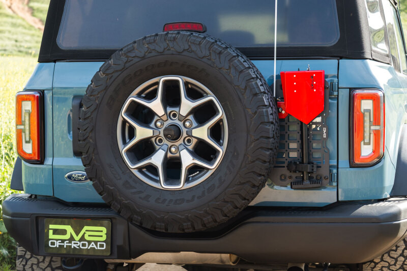 DV8 Offroad 2021-2025 Ford Bronco Tailgate Reinforcement Molle Panel - TCBR-04 Photo - out of package