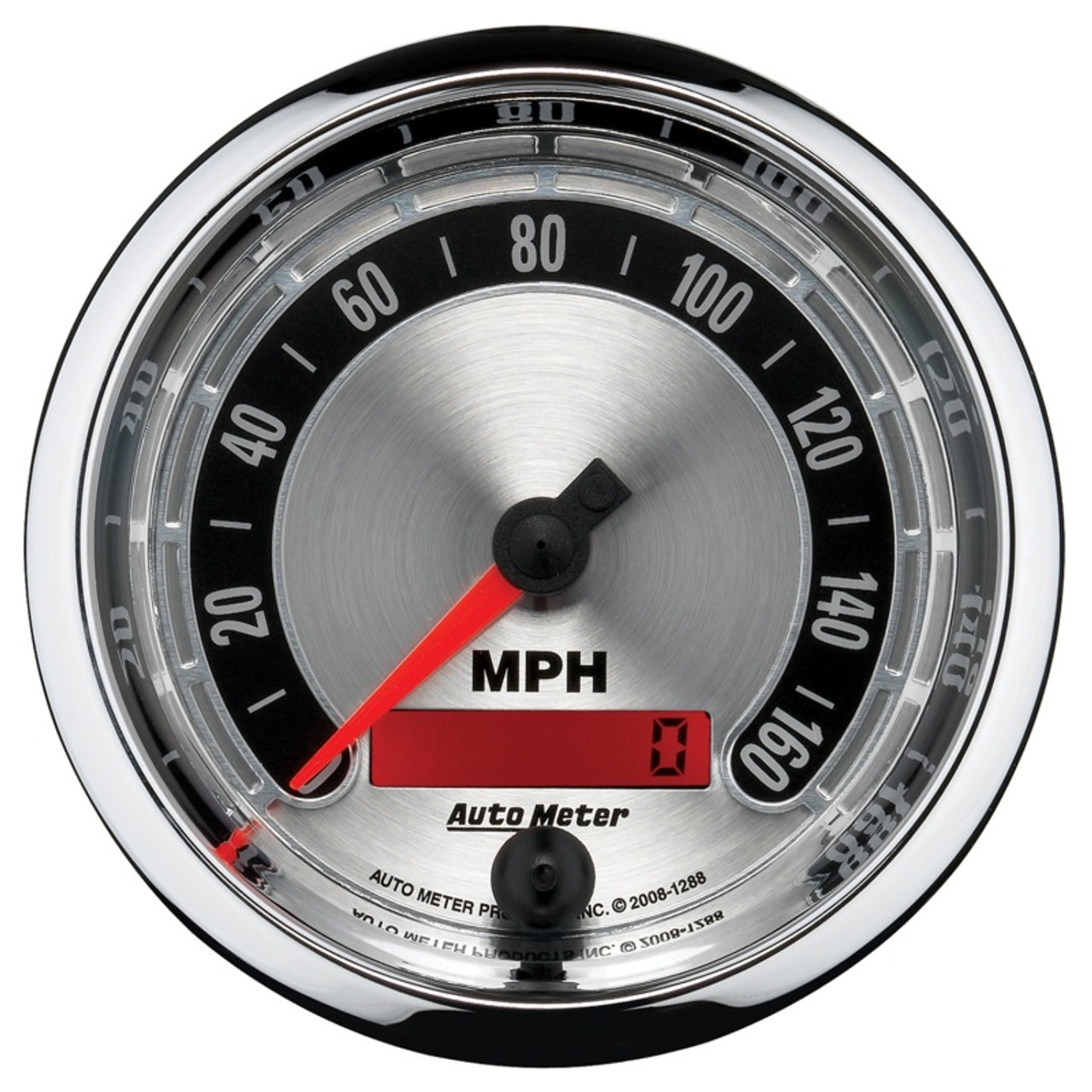 Autometer American Muscle Gauge Kit 6 Pc Ebody/Cuda/Challenger 70-74 Tach/Mph/Fuel/Oilp/Wtmp/Volt - 7029