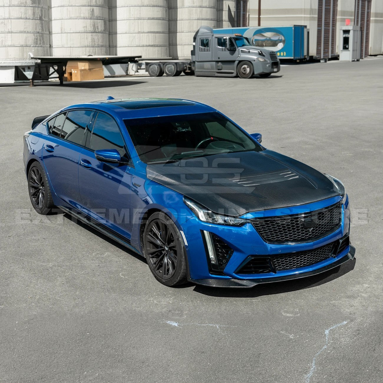 EOS Carbon Fiber OEM Style Hood - Cadillac CT5-V Blackwing (HOOD-1330-BKCF)