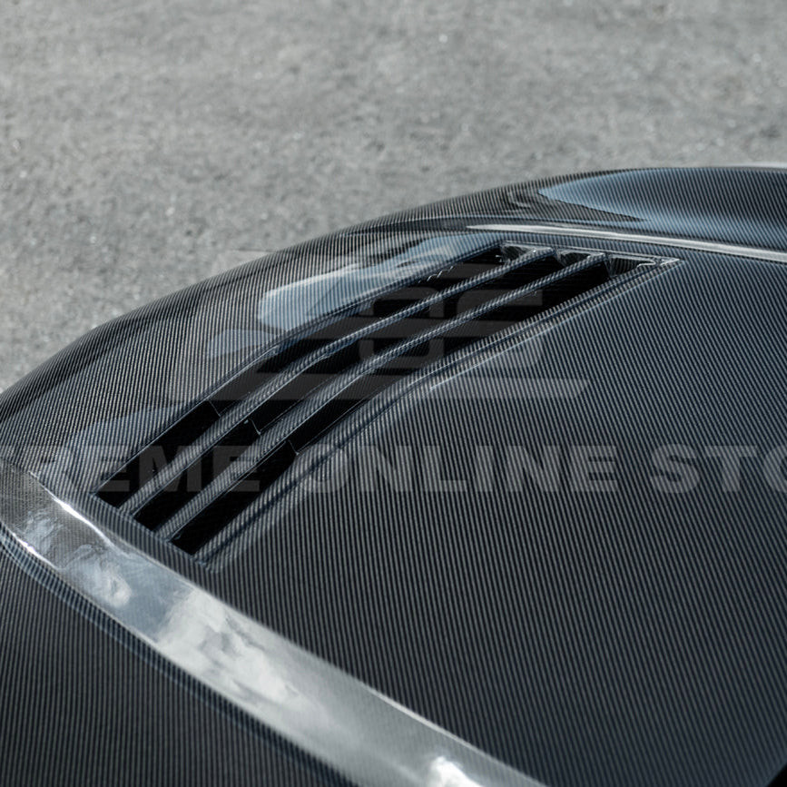 EOS Carbon Fiber OEM Style Hood - Cadillac CT5-V Blackwing (HOOD-1330-BKCF)