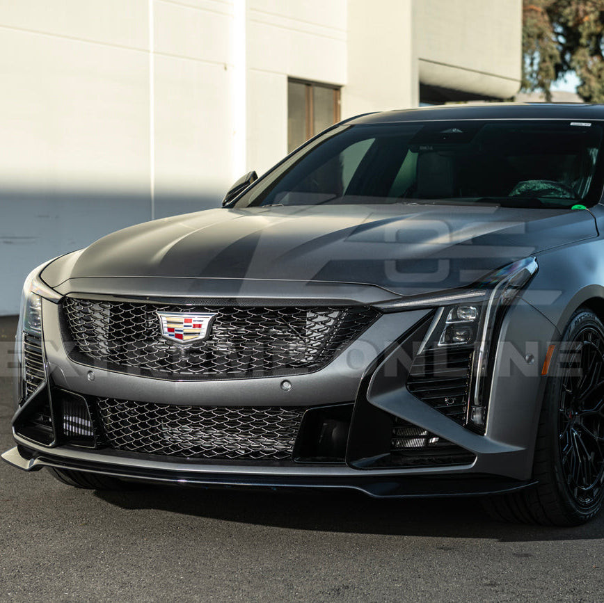 EOS Carbon Fiber Lower Grille Trim - 2025+ Cadillac CT5-V Blackwing (VENT-1221-BKCF)