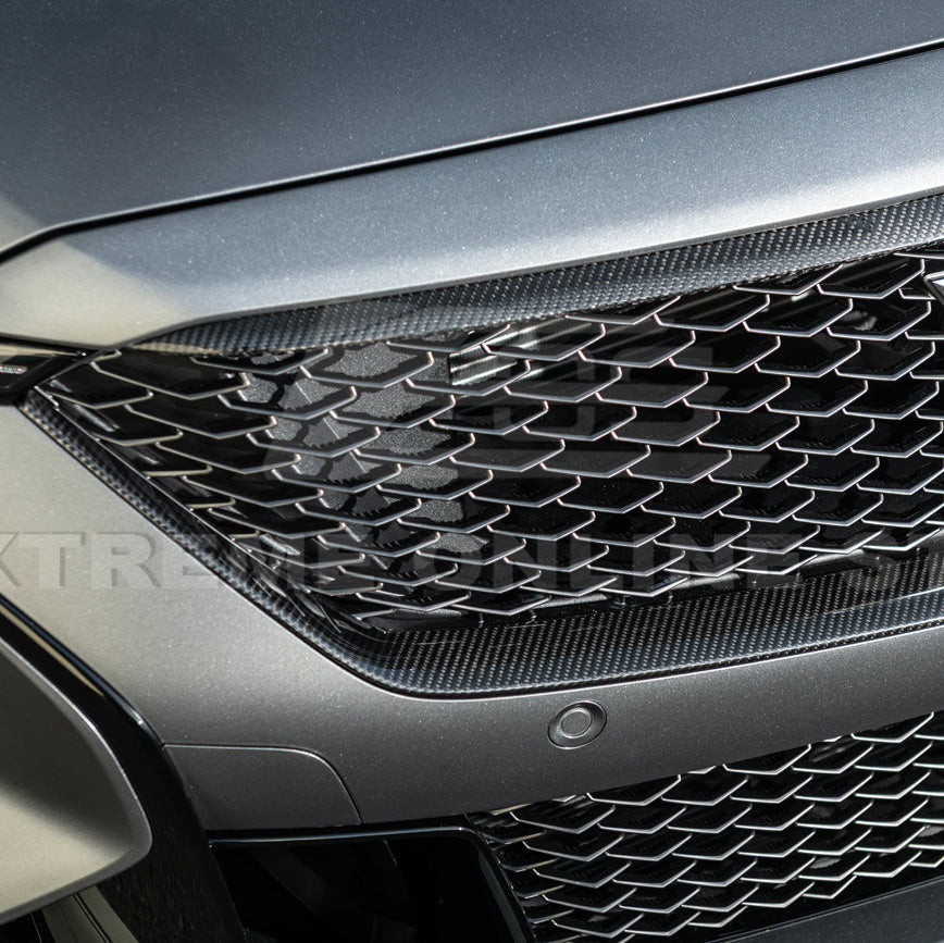 EOS Carbon Fiber Lower Grille Trim - 2025+ Cadillac CT5-V Blackwing (VENT-1221-BKCF)