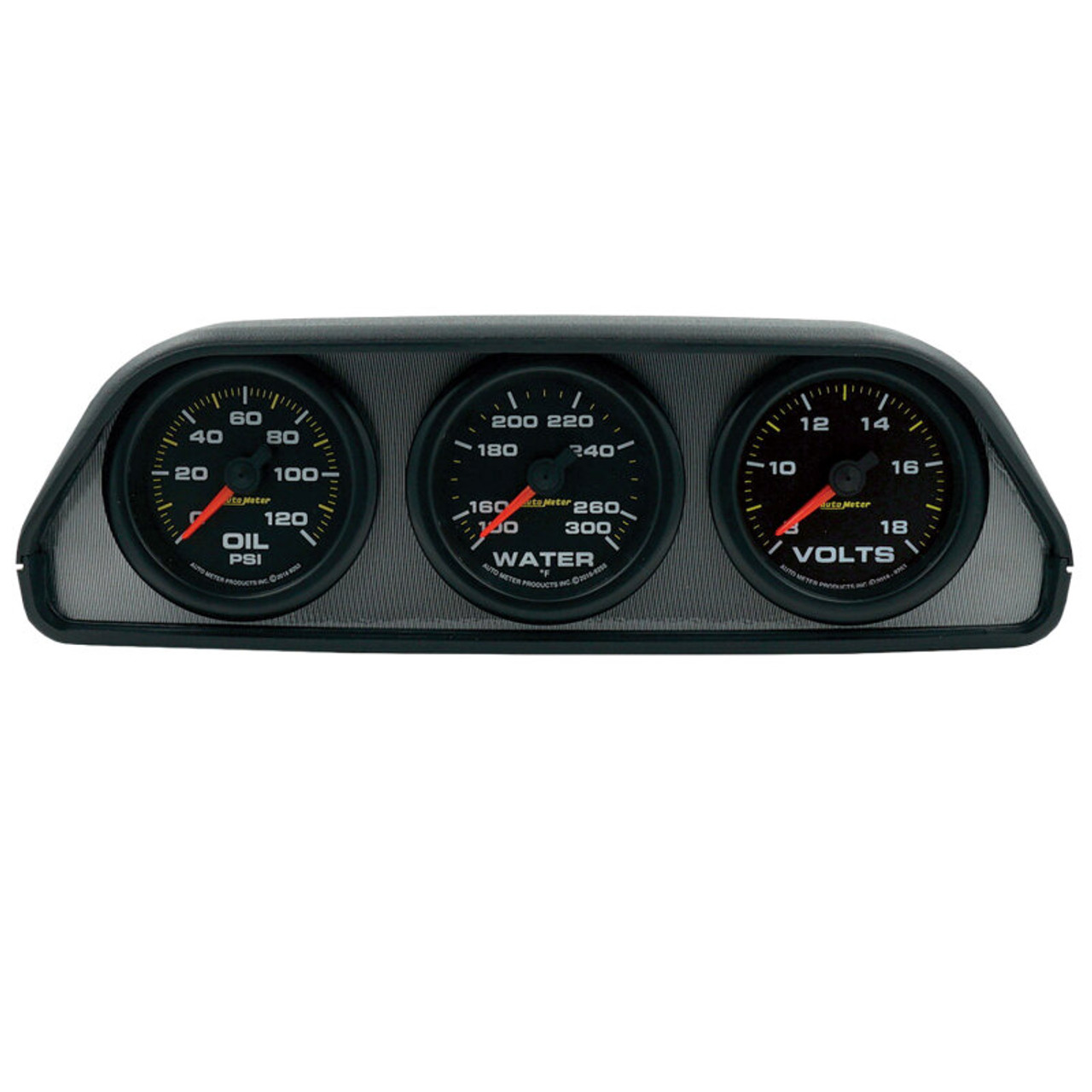 AutoMeter Extreme Environment 3 Gauge Kit w/ Universal Dash Pod - 7060
