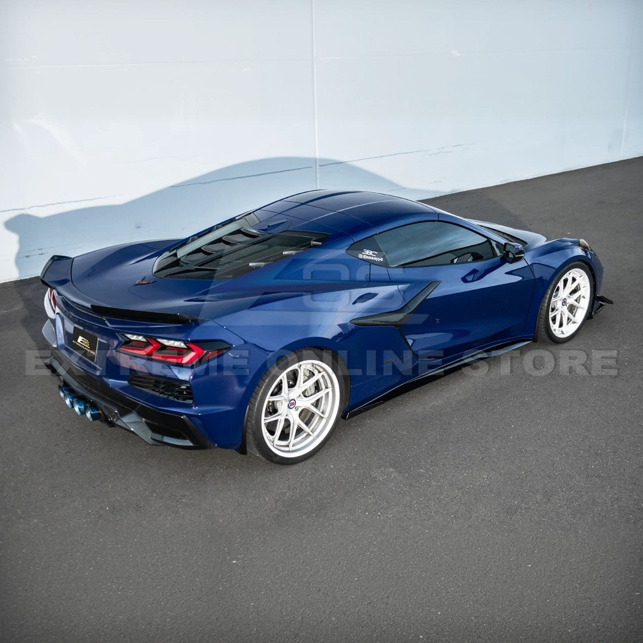 EOS Track Edition Side Skirts - Carbon Flash Metallic - C8 Corvette Z06 (SS-1175-V2-ABS)