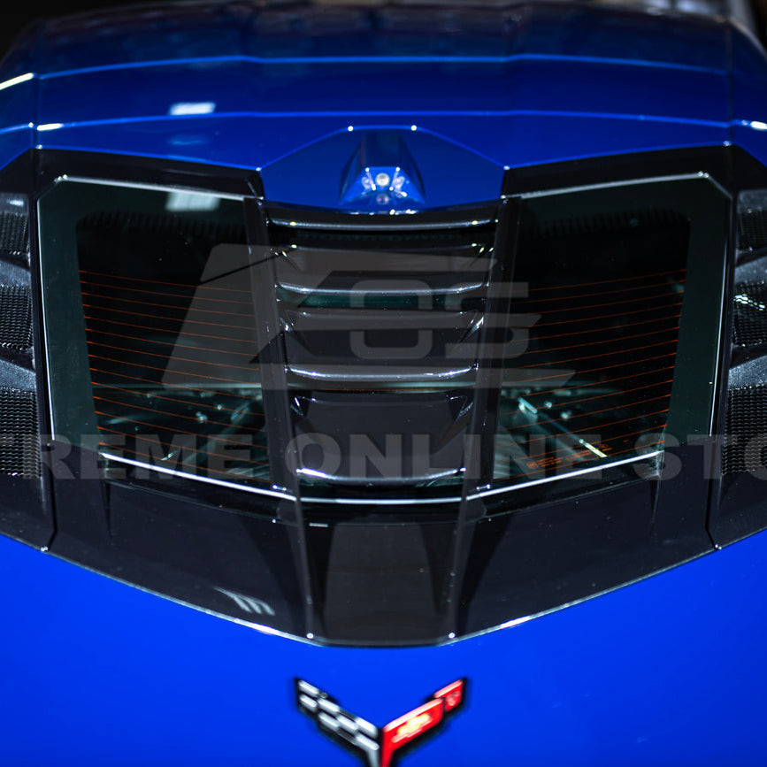 EOS ZR1 Style Rear Window Vent Louver Cover - C8 Corvette Stingray / Z06 (VENT-1361-V2-ABS)