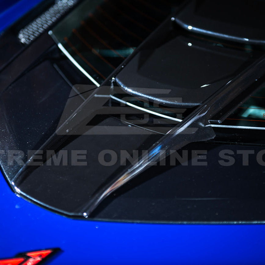 EOS ZR1 Style Rear Window Vent Louver Cover - C8 Corvette Stingray / Z06 (VENT-1361-V2-ABS)