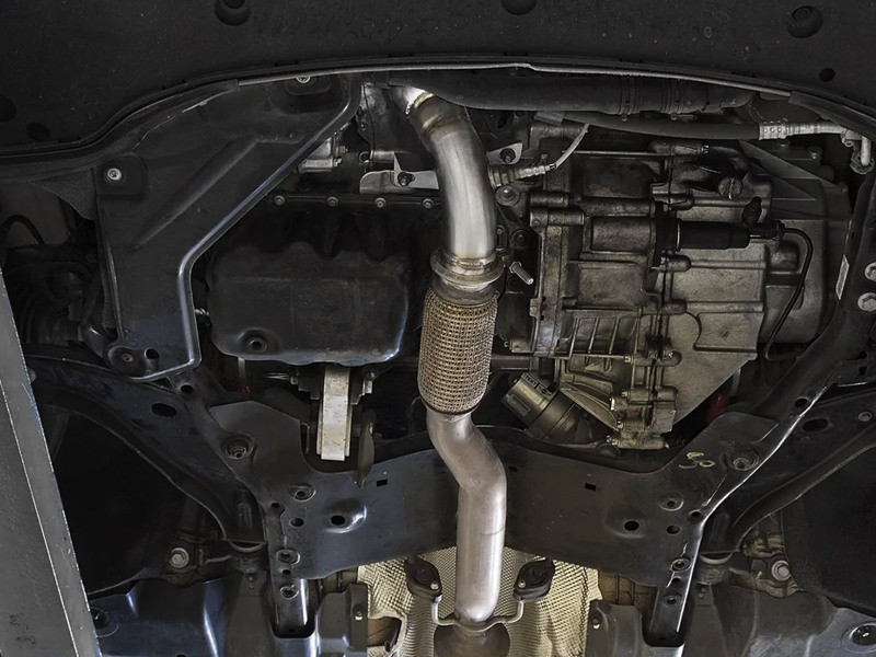 aFe POWER 07-15 MINI Cooper S (R56) L4-1.6L (t) Direct Fit Replacement Catalytic Converter - 47-46307 Photo - Mounted