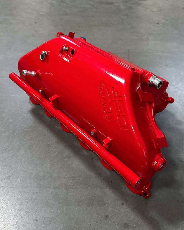 CSF BMW M2/M3/M4 S58 (G8X) Charge-Air Cooler Manifold - Astatic Red - 8233AR Photo - Primary