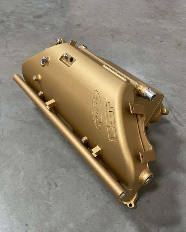 CSF BMW M2/M3/M4 S58 (G8X) Charge-Air Cooler Manifold - Carbon Ceramic Gold Matte - 8233CCGM Photo - Primary