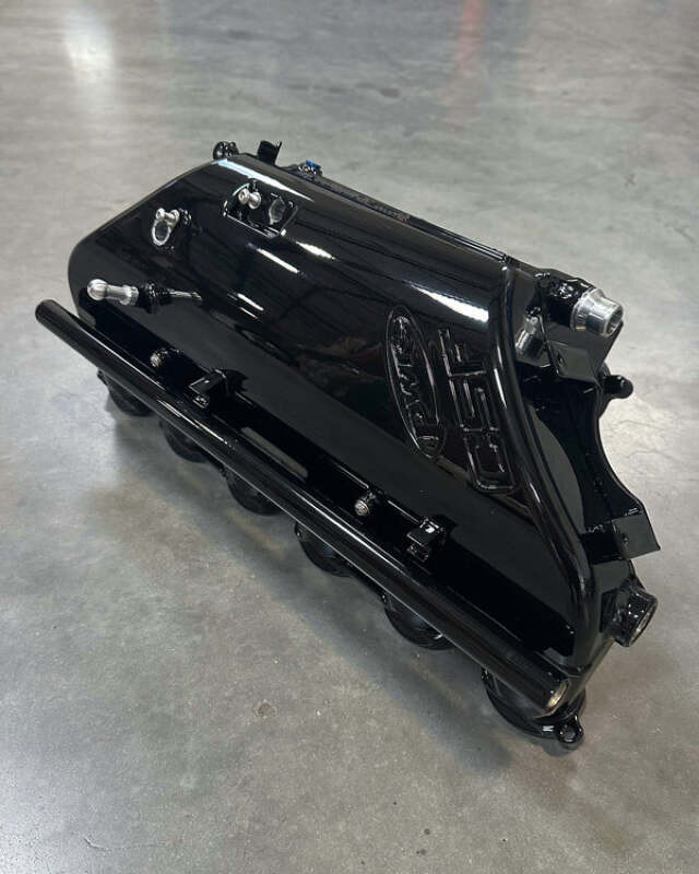 CSF BMW M2/M3/M4 S58 (G8X) Charge-Air Cooler Manifold - Gloss Black - 8233GB Photo - Primary