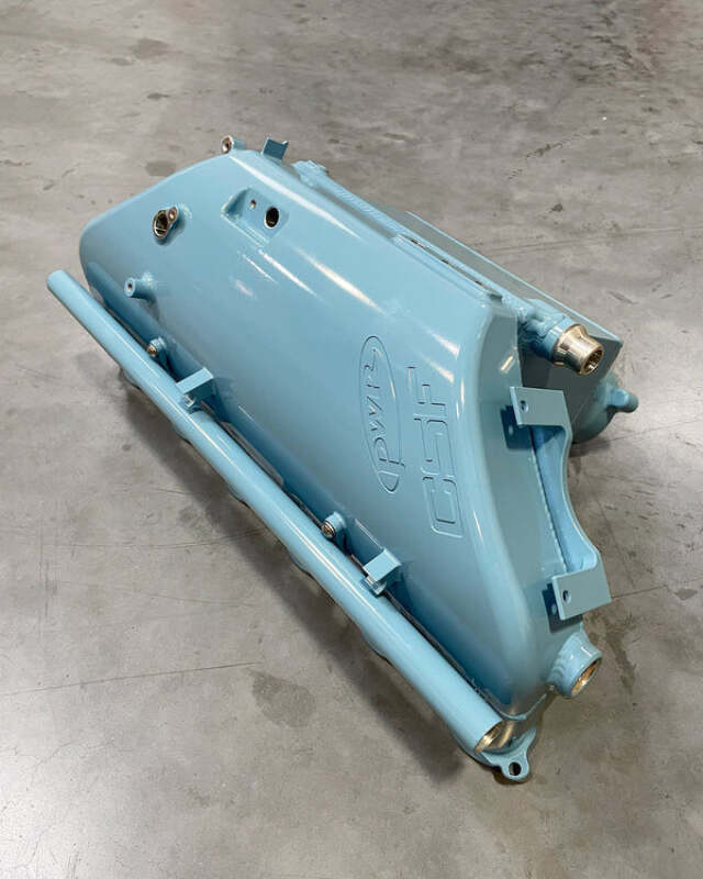 CSF BMW M2/M3/M4 S58 (G8X) Charge-Air Cooler Manifold - Snow Blue - 8233SB Photo - Primary