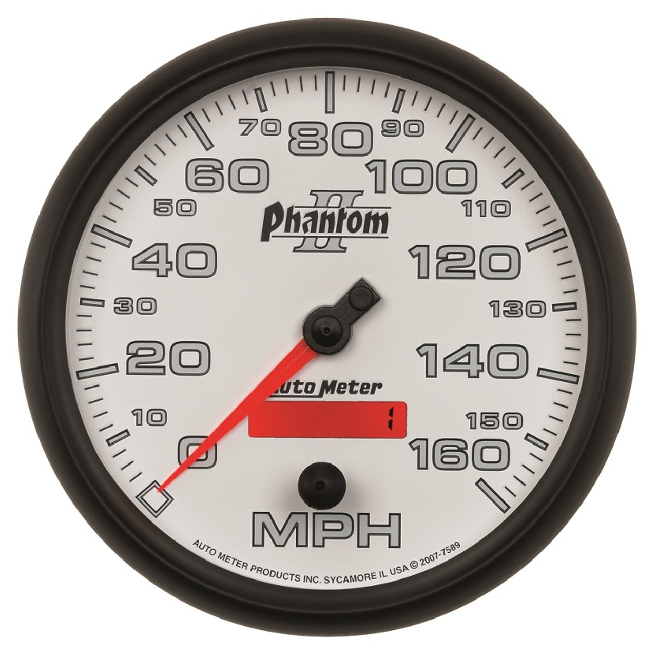 Autometer Phantom II 5in Electrical Programmable Speedometer 150MPH - 7589