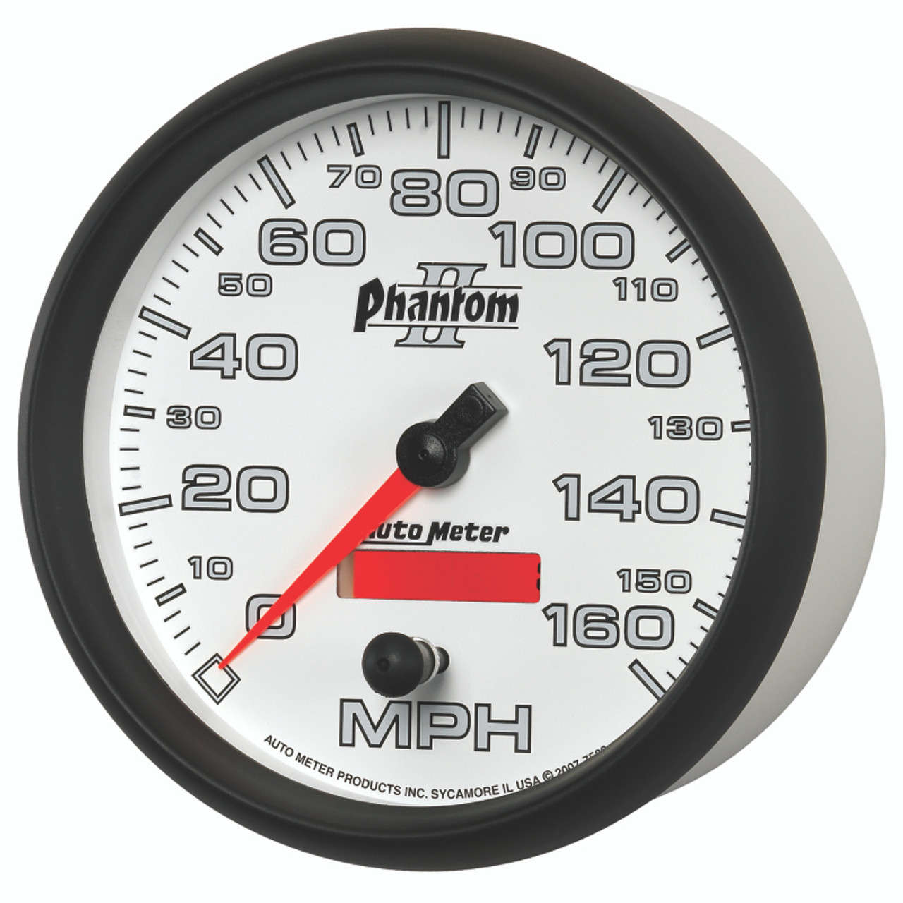 Autometer Phantom II 5in Electrical Programmable Speedometer 150MPH - 7589