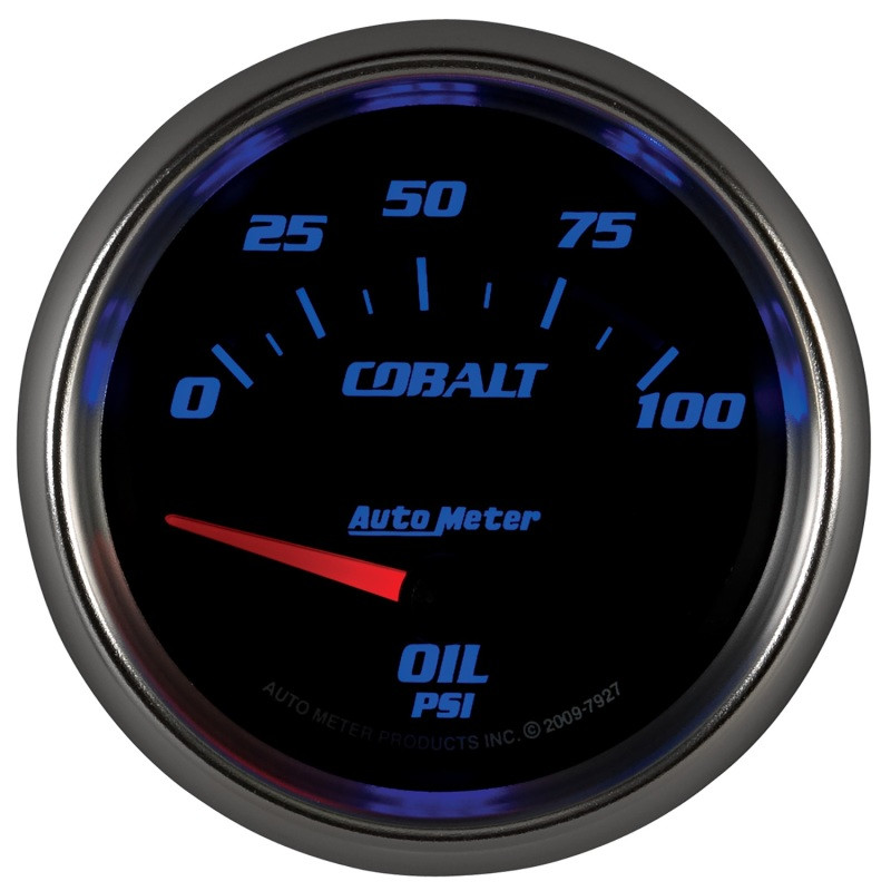 Autometer Cobalt 66.7mm 0-100 PSI Oil Pressure Gauge - 7927