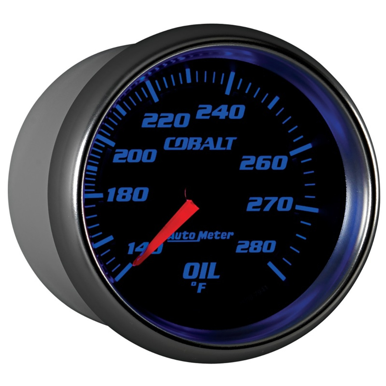 Autometer Cobalt 66.7mm 140-280 Degree F Mechanical Oil Temperature Gauge - 7941