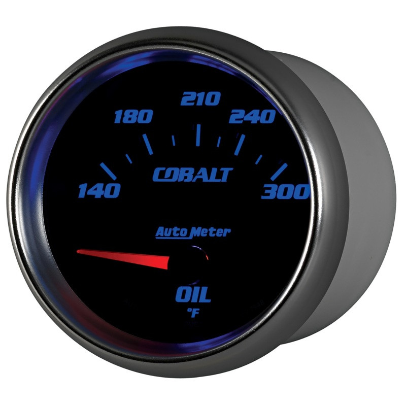 Autometer Cobalt 66.7mm 140-300 Degree F Electric Oil Temperature Gauge - 7948