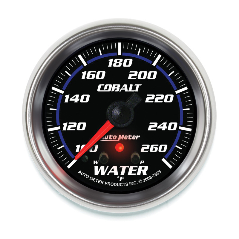 Autometer Cobalt 66.7mm 100-260 Degree F DSM Water Temperature Gauge - 7955