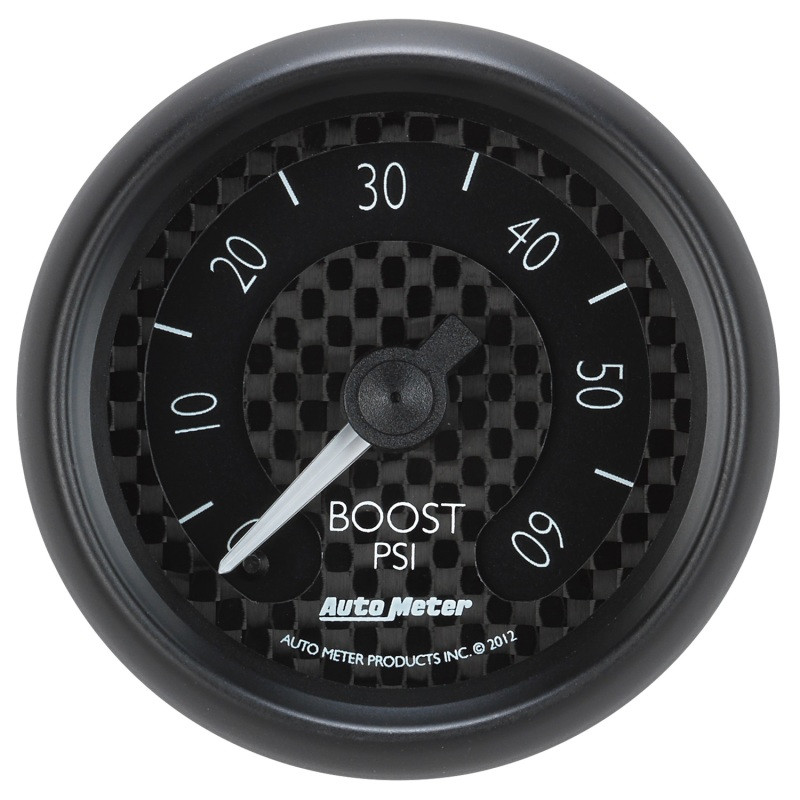 Autometer GT Series 52mm Mechanical 0-60 psi Boost Gauge - 8005