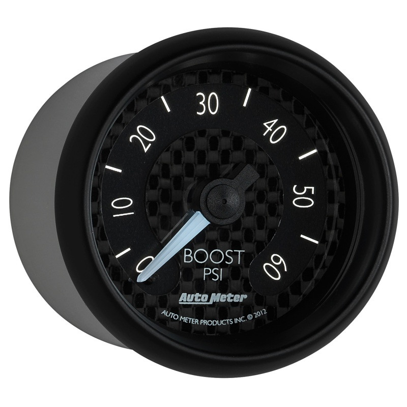 Autometer GT Series 52mm Mechanical 0-60 psi Boost Gauge - 8005