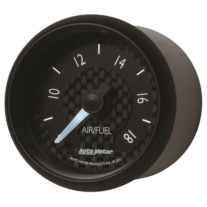Autometer GT Series 52mm Full Sweep Electronic 8:1-18:1 AFR Wideband Air/Fuel Ratio Analog - 8070