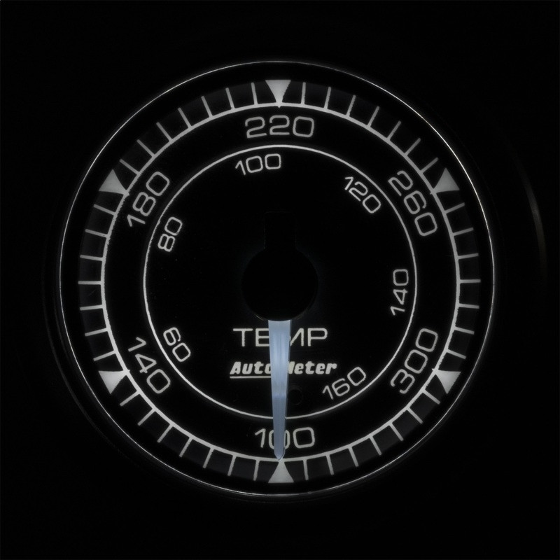 Autometer Chrono 2-1/16in 140-380 Degree Digital Stepper Motor Temperature Gauge - 8140