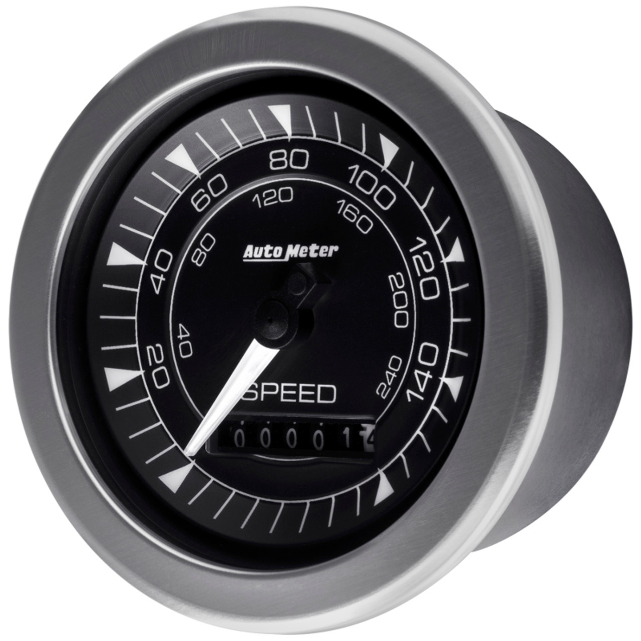 Autometer Chrono 3-3/8in 160MPH Electric Programmable Speedometer Gauge - 8188